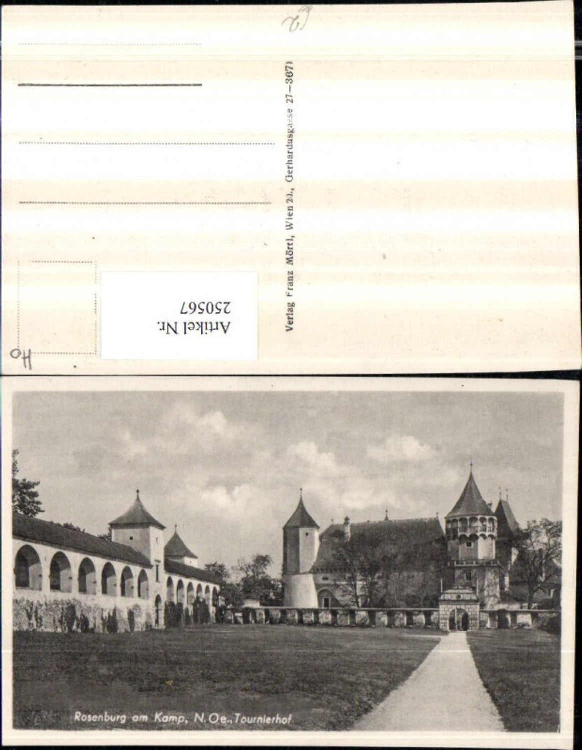 250567,Rosenburg am Kamp Schloss Tournierhof Turnierhof