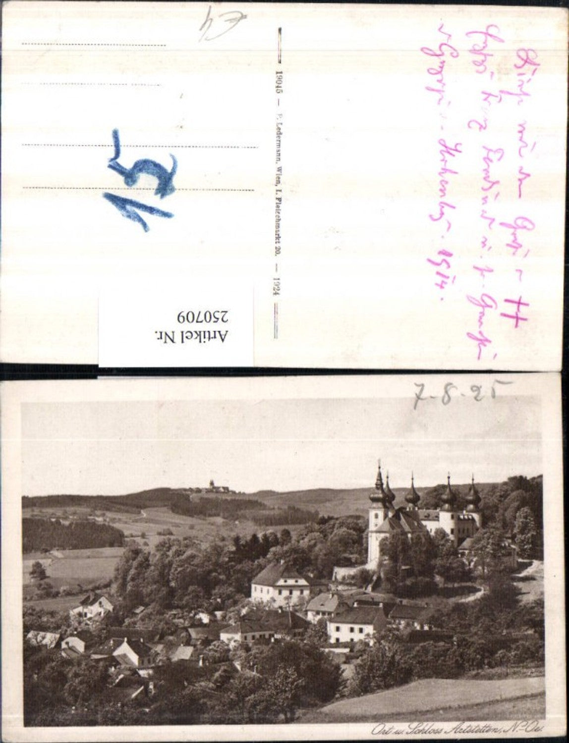 250709, Place and Castle Artstetten Partial View