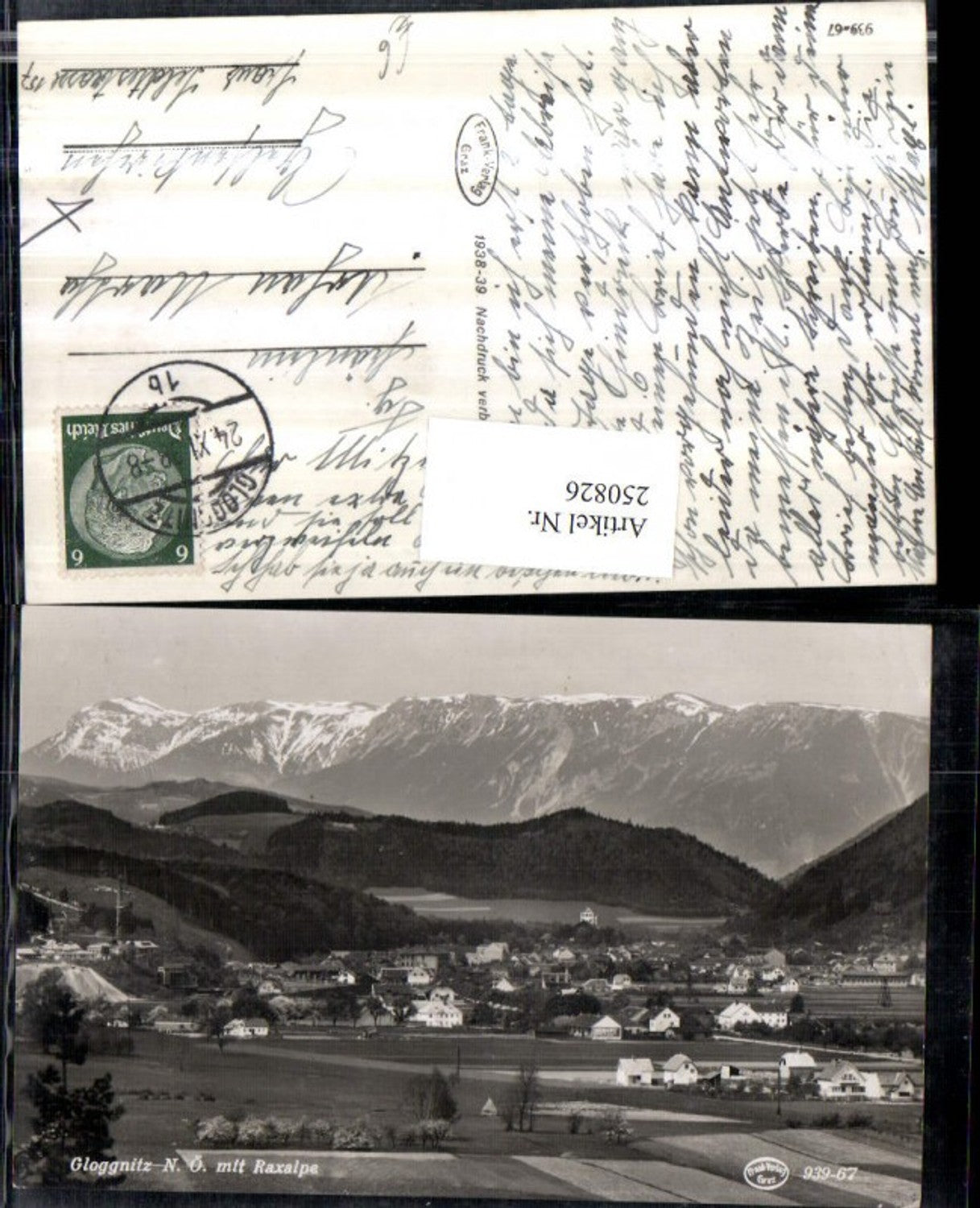 250826,Gloggnitz Totale m. Raxalpe