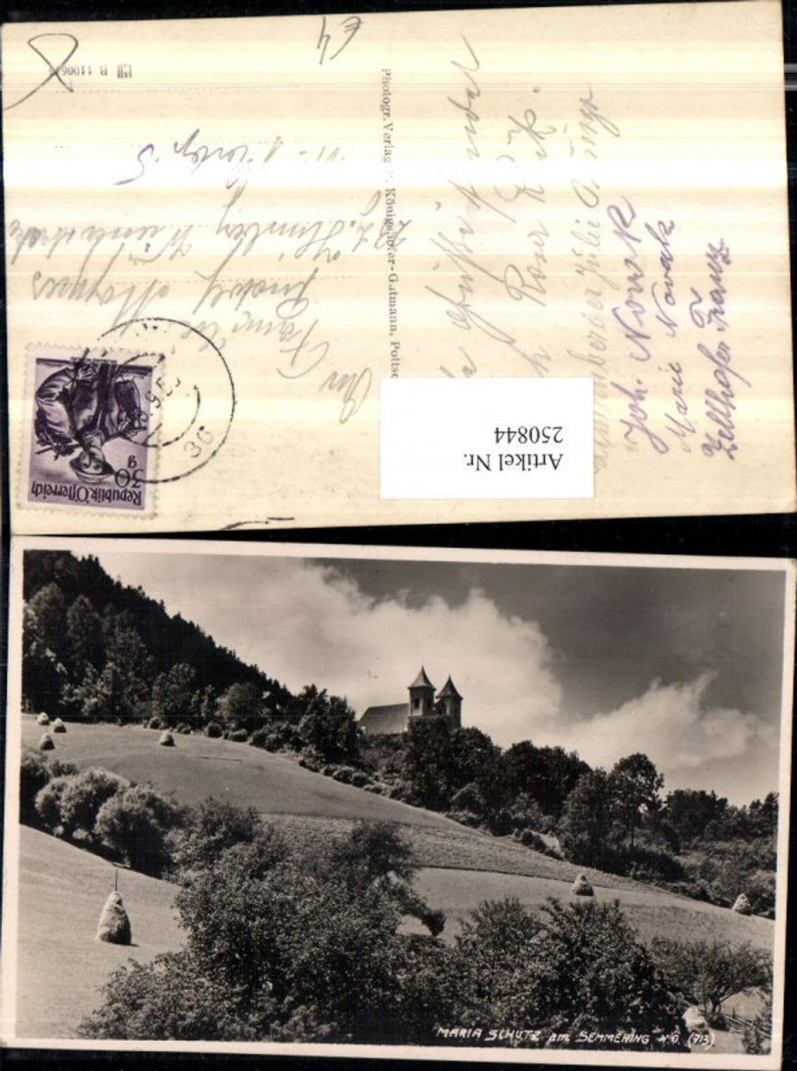 250844,Maria Schutz am Semmering Kirche