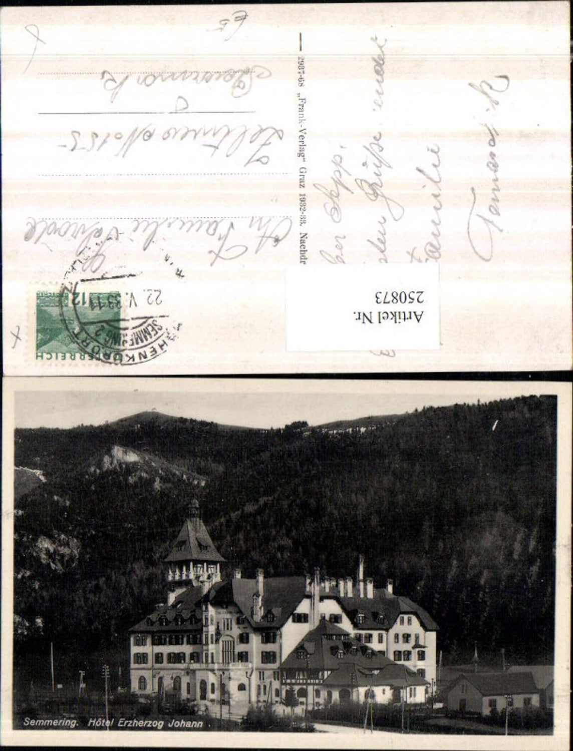 250873,Semmering Hotel Erzherzog Johann