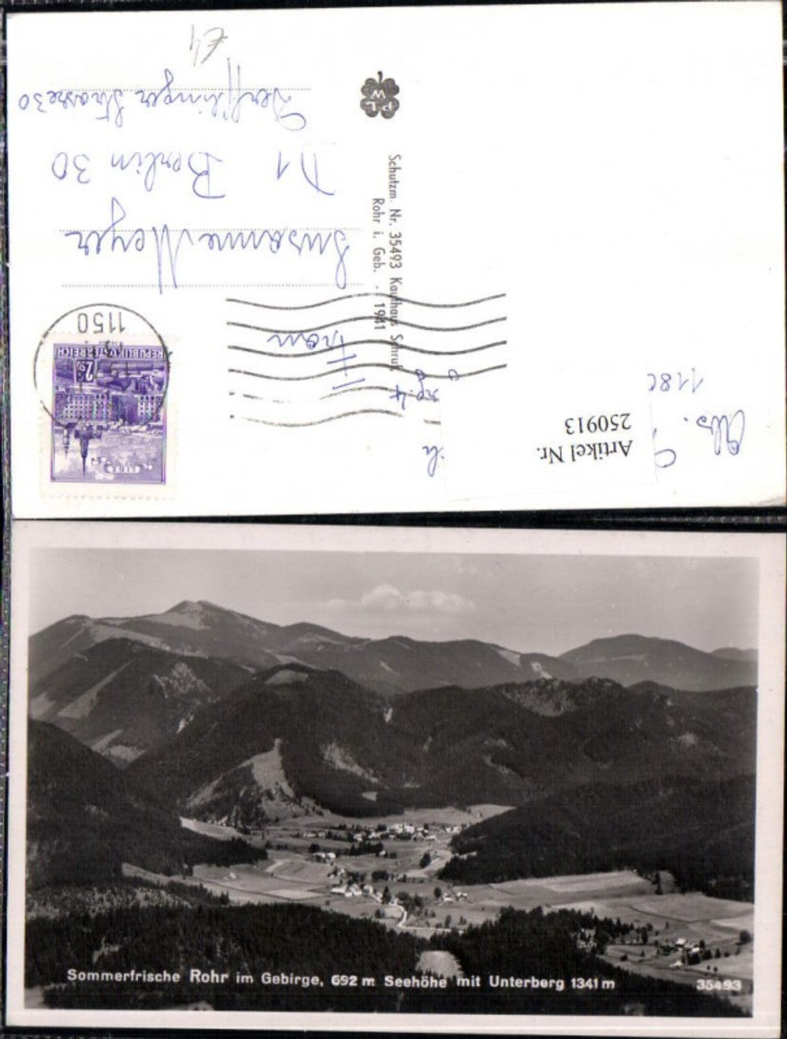250913,Rohr im Gebirge Totale m. Unterberg