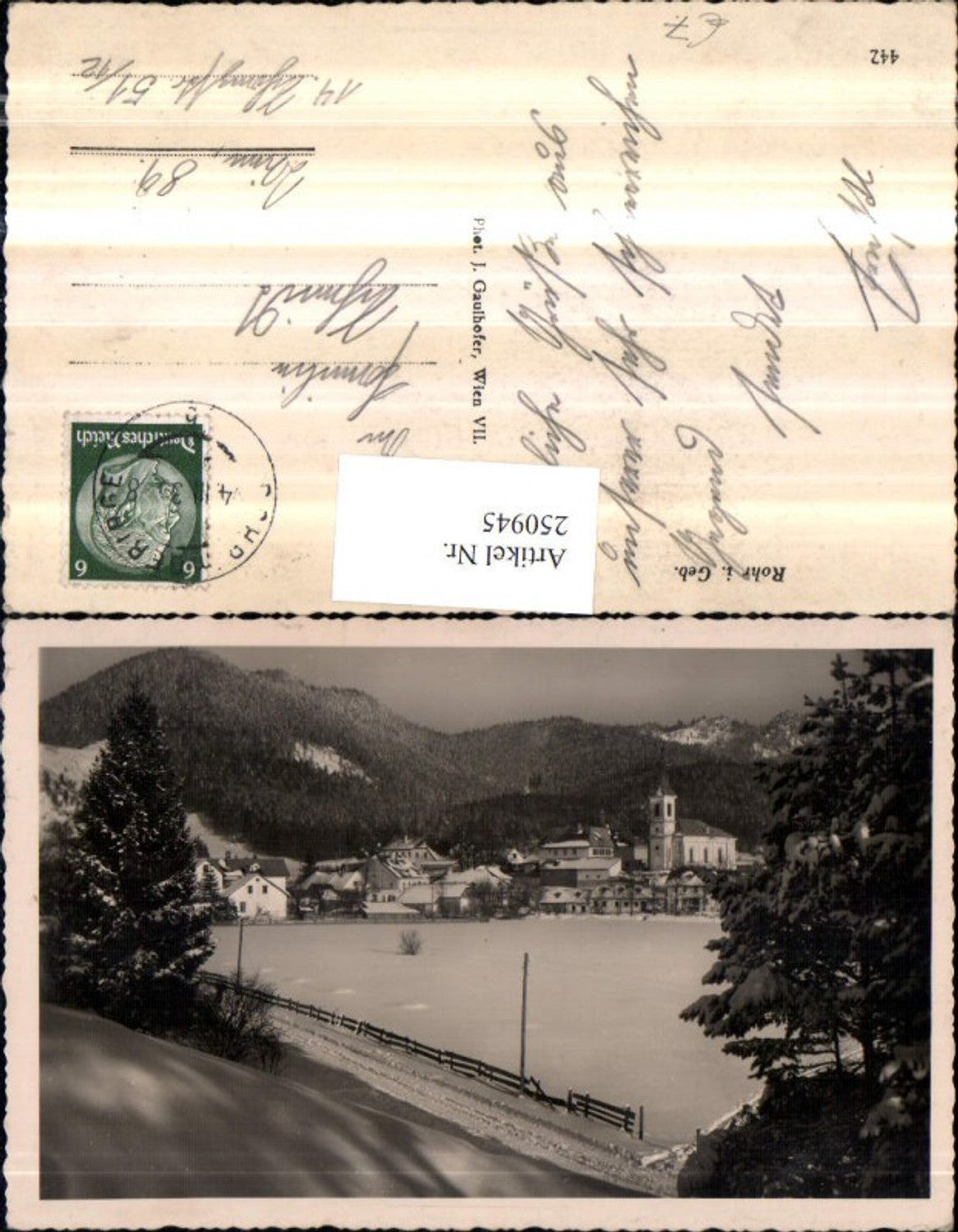250945,Rohr im Gebirge Teilansicht Winterbild