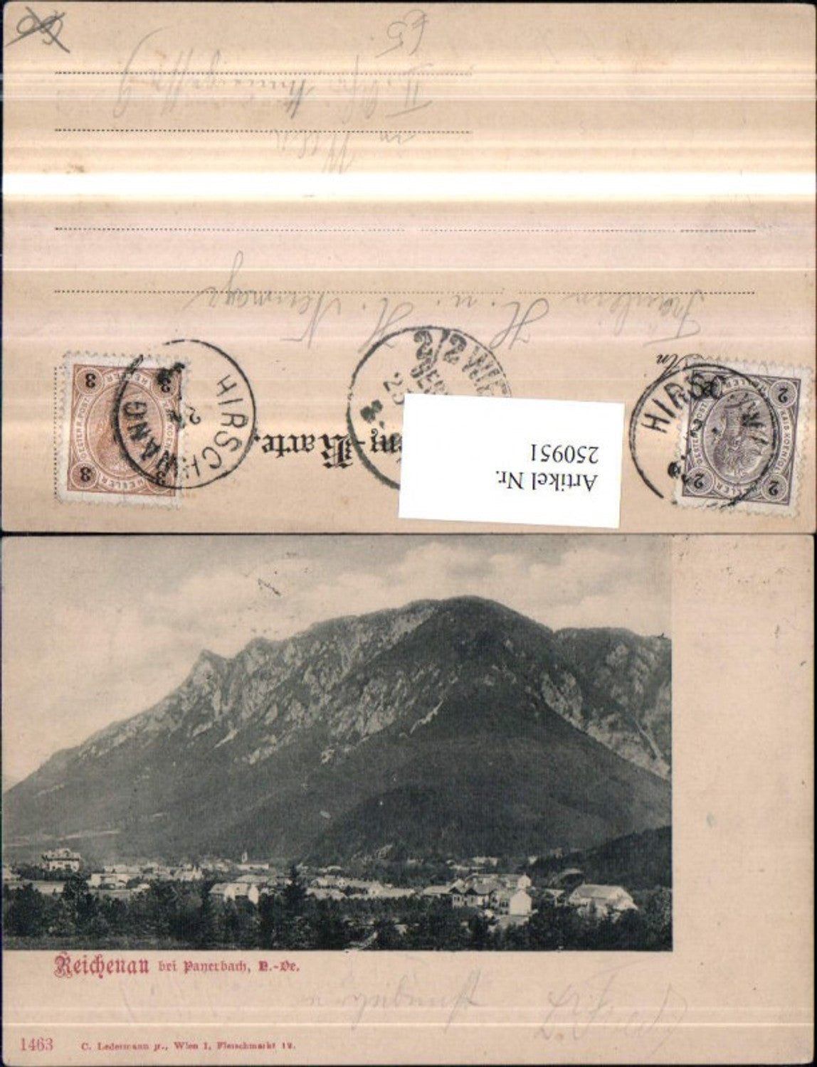 250951,Reichenau an d. Rax Totale b. Payerbach