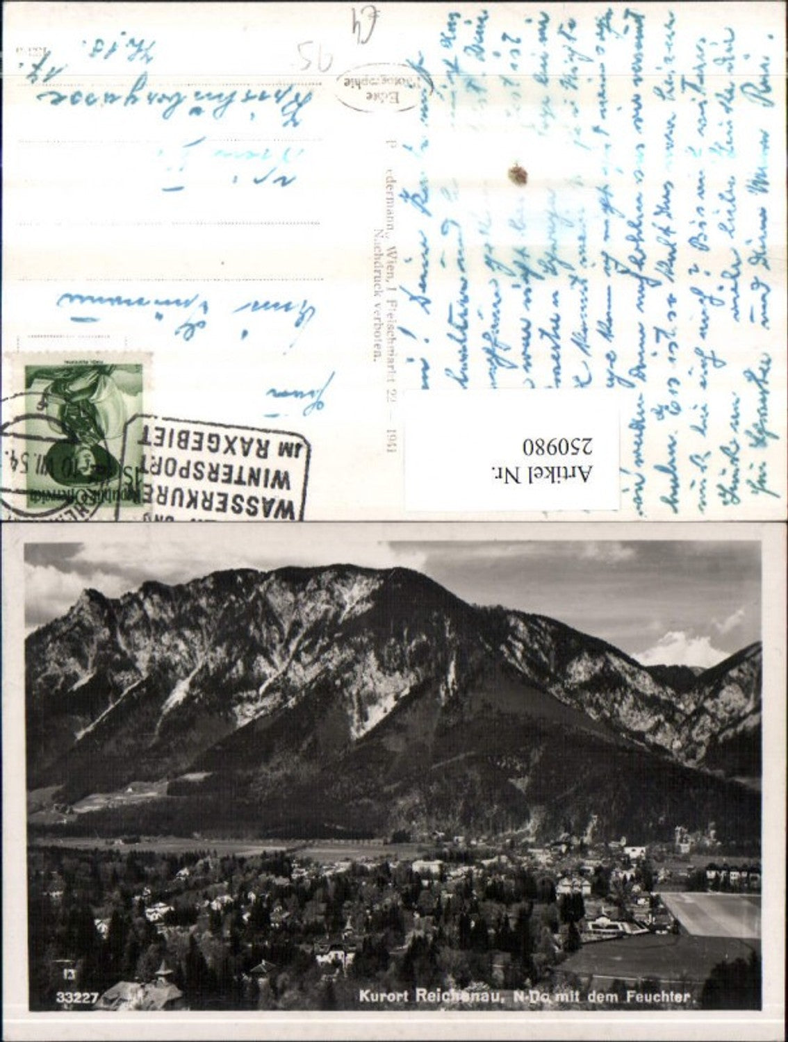 250980,Reichenau an d. Rax Totale m. d. Feuchter