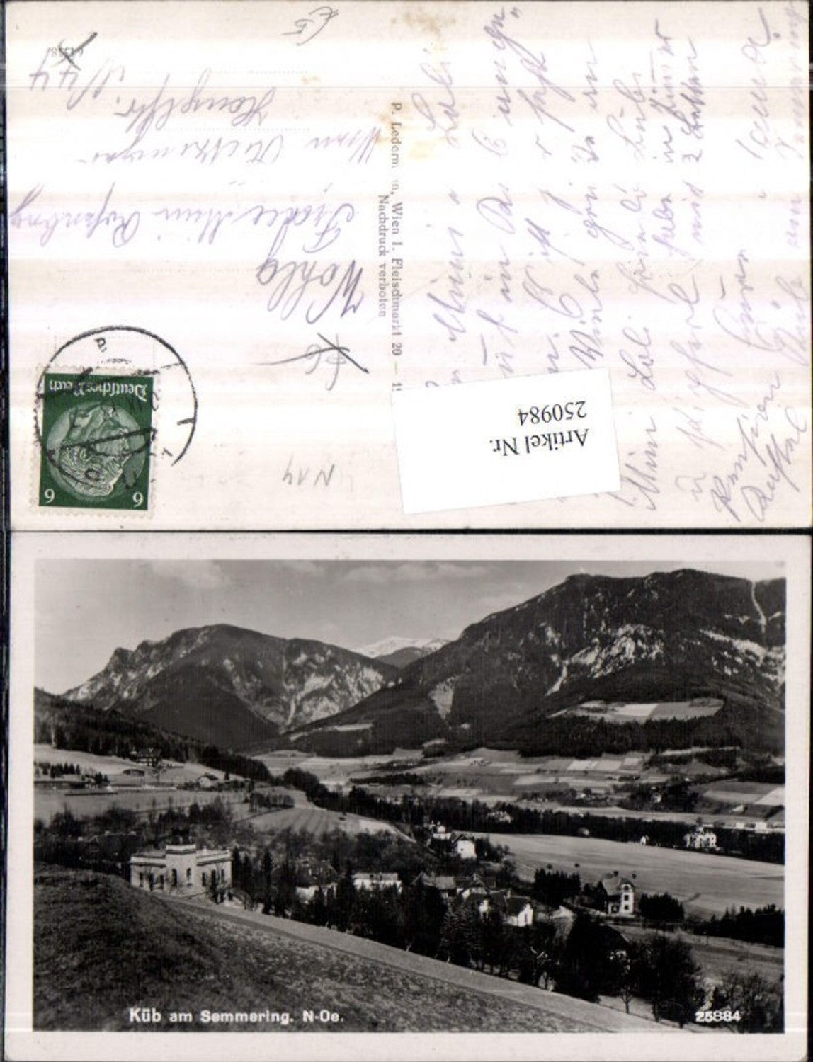 250984,Küb am Semmering Totale