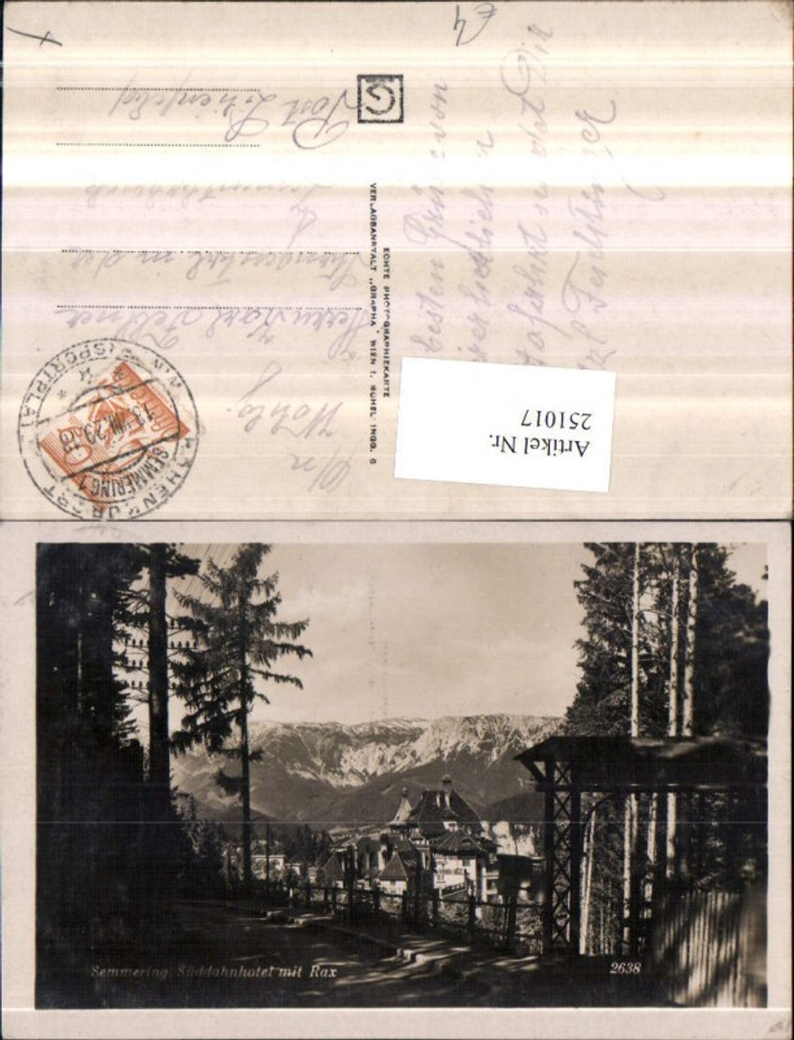251017,Semmering Südbahnhotel m. Rax