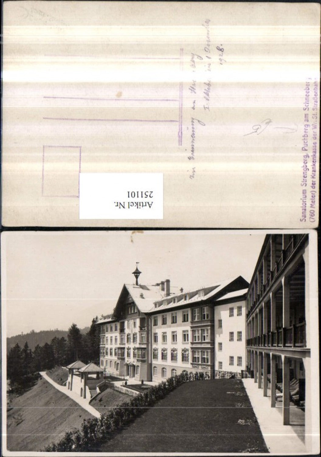 251101,Puchberg am Schneeberg Sanatorium Strengberg