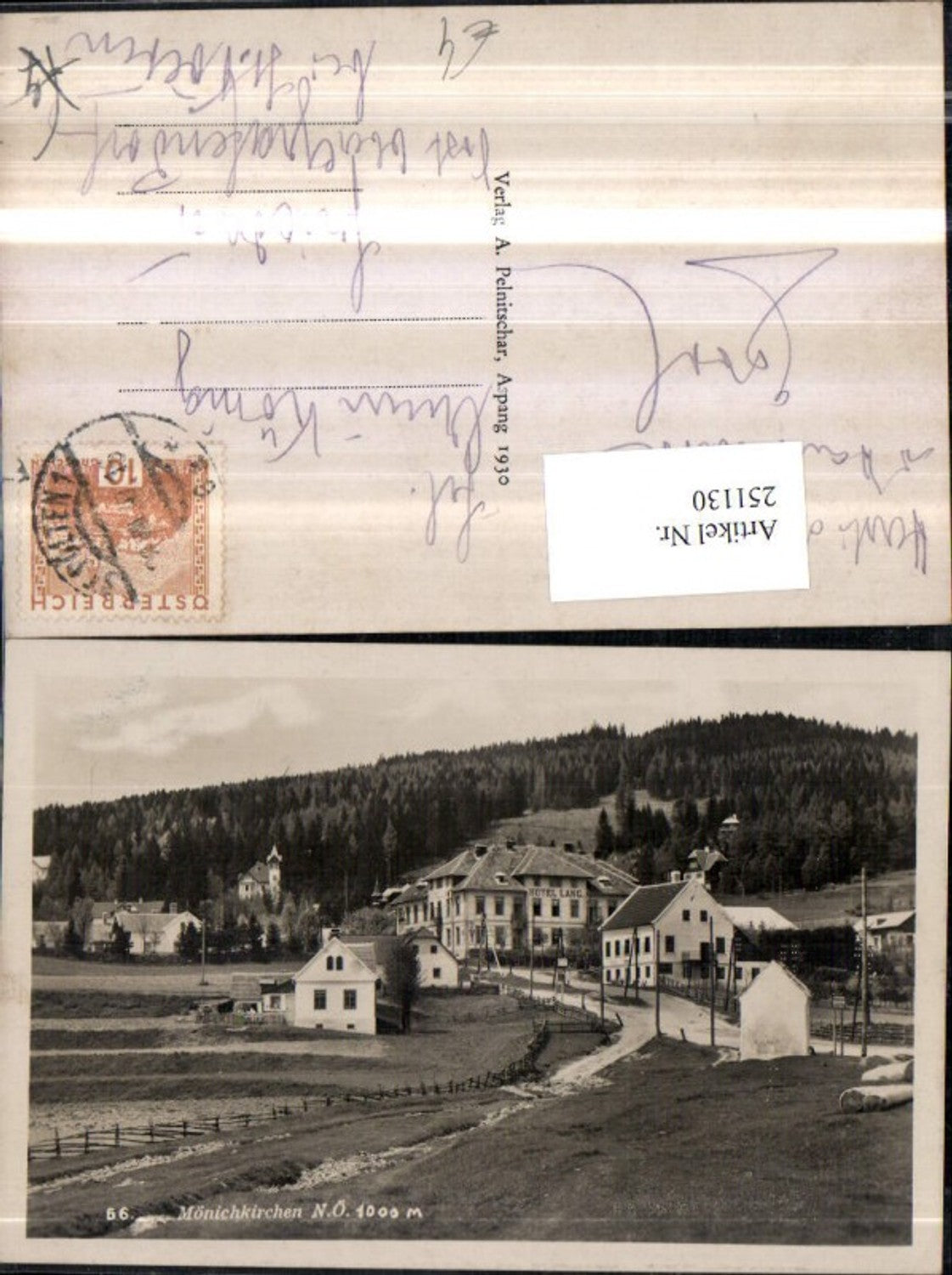 251130,Mönichkirchen Teilansicht Hotel Lang
