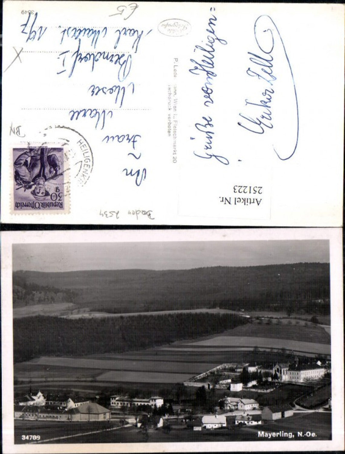 251223,Mayerling Teilansicht Kloster Schloss