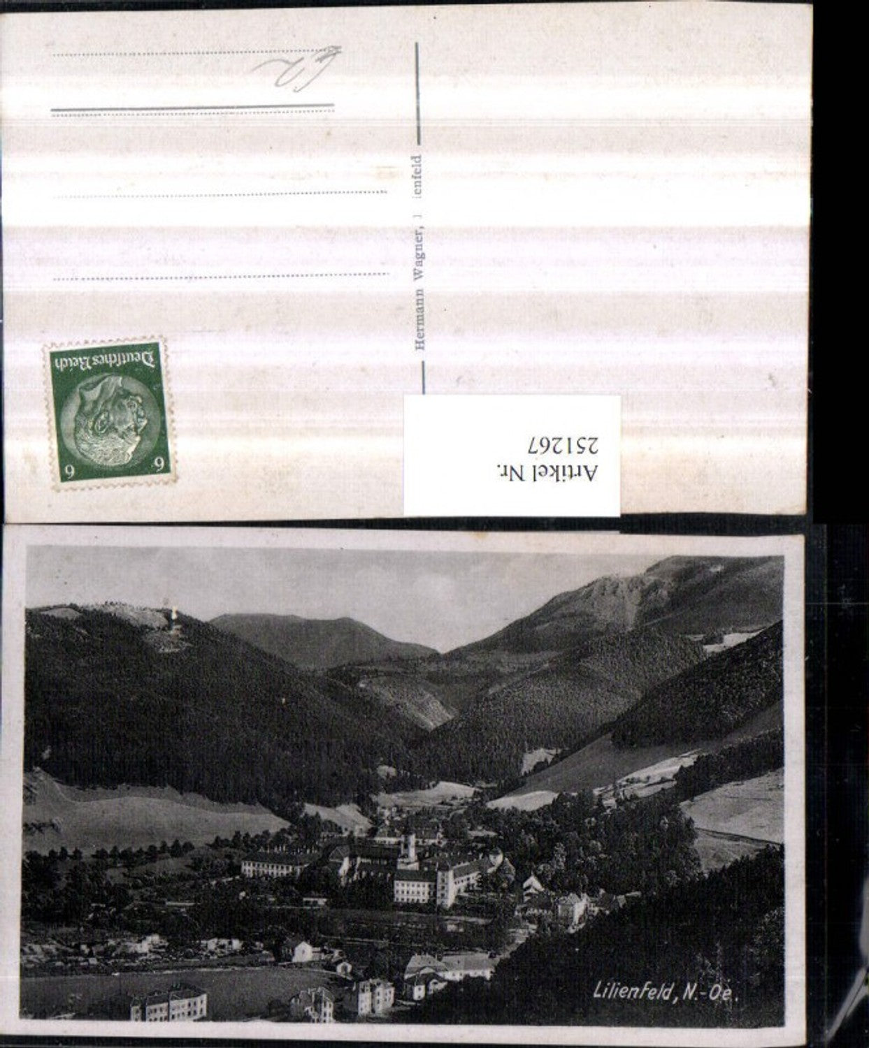 251267,Lilienfeld Teilansicht m. Stift