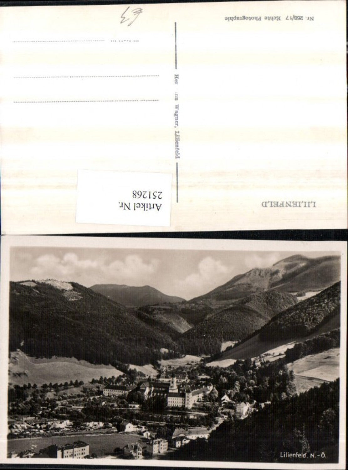 251268,Lilienfeld Teilansicht m. Stift