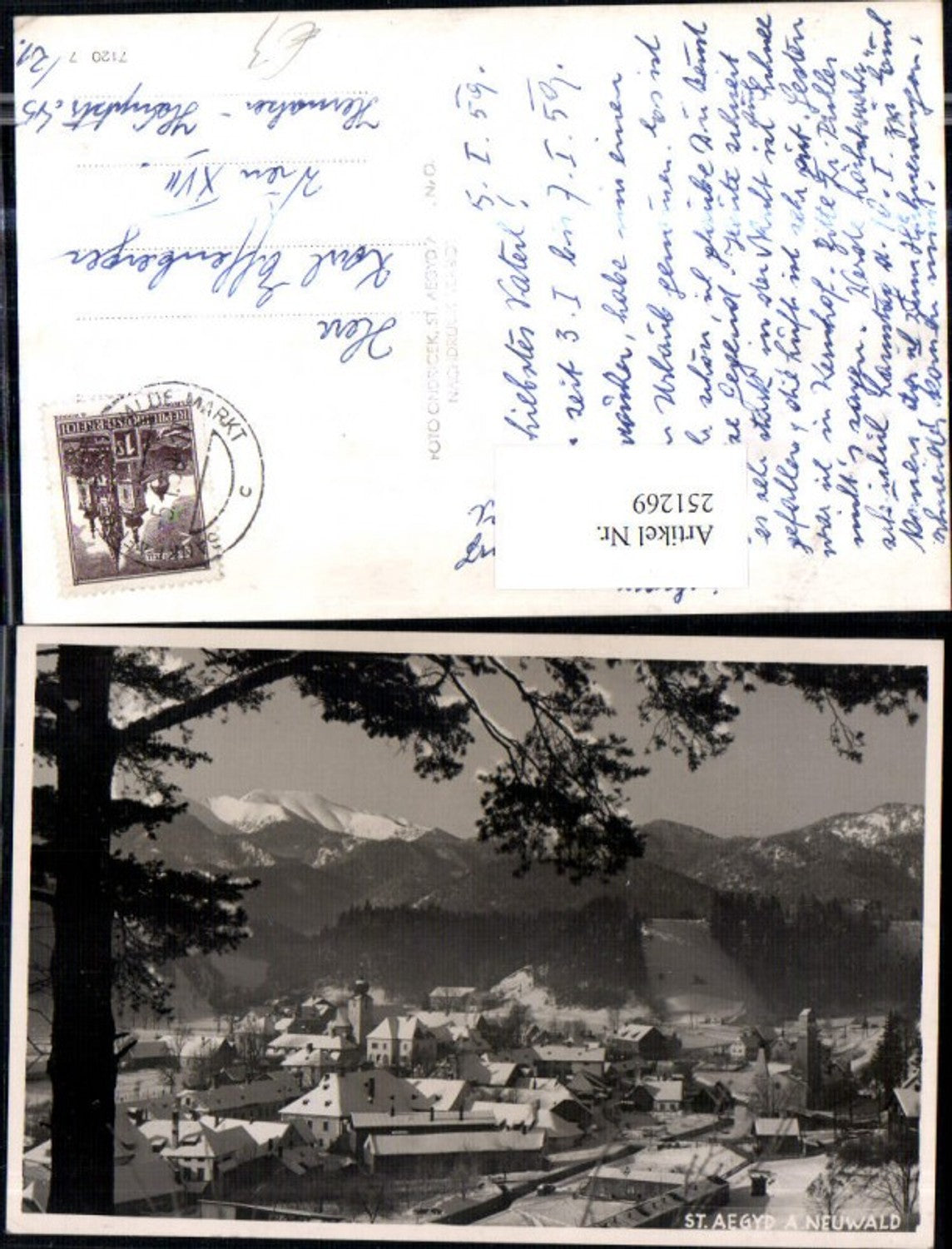 251269,St. Aegyd am Neuwald Totale Winterbild