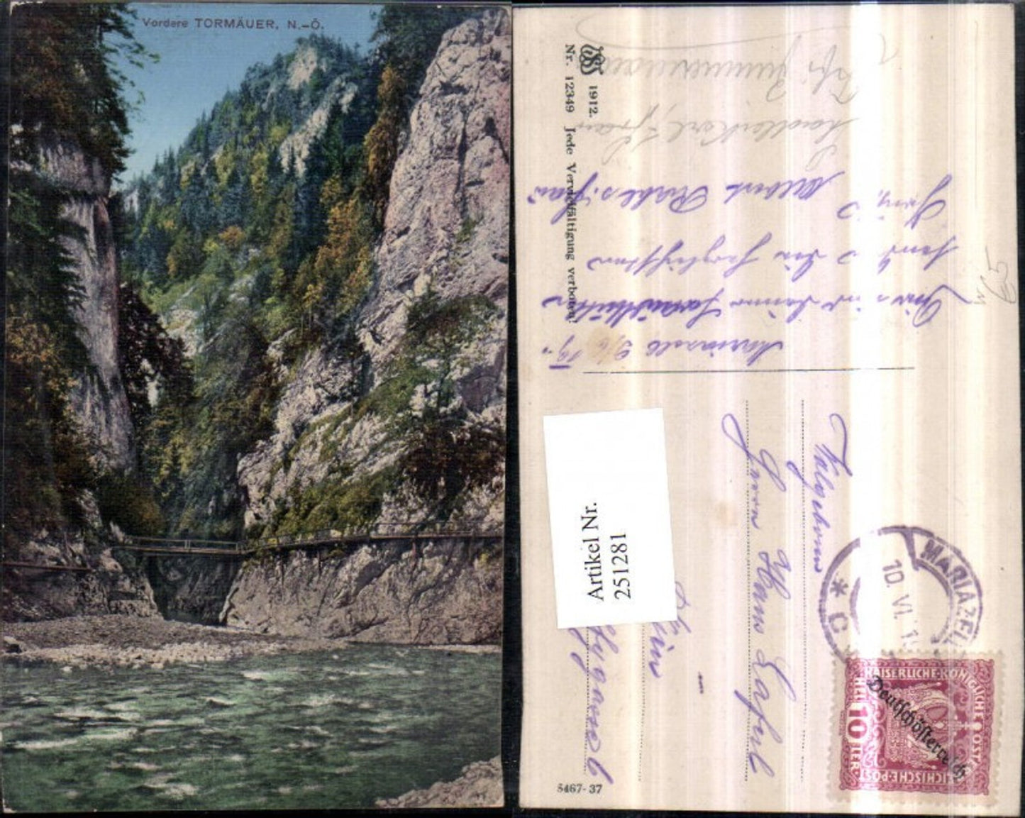 251281,Vordere Tormäuer Partie Brücke b. Gaming