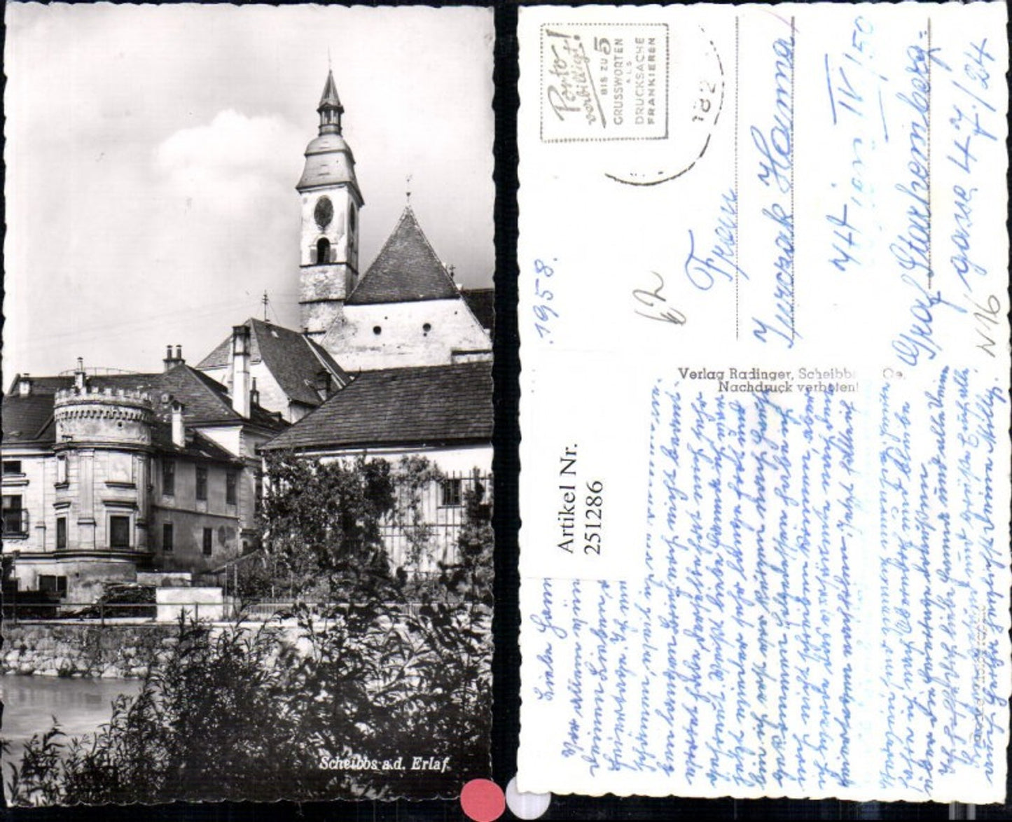 251286,Scheibbs an d. Erlauf Motiv Kirche