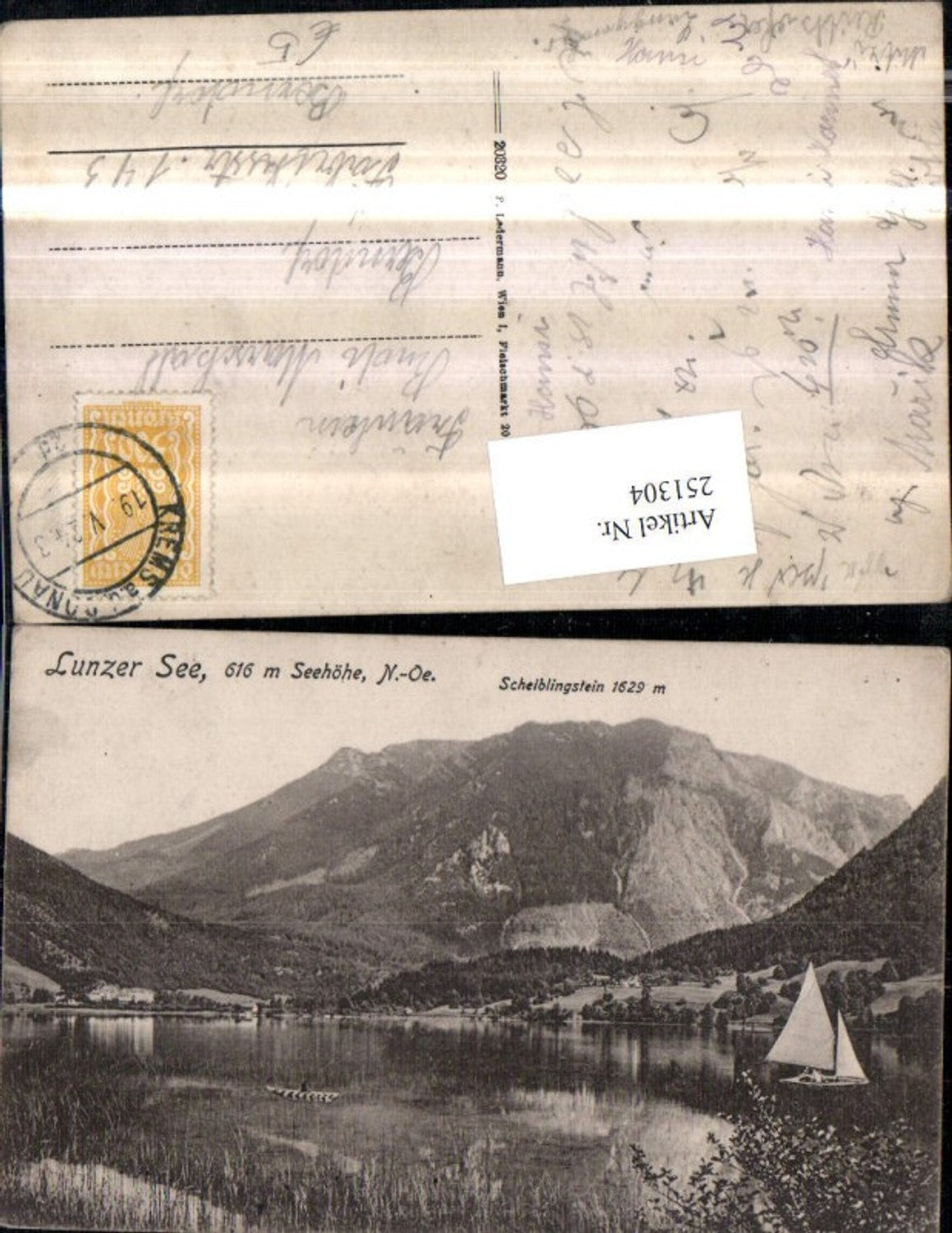 251304,Lunzer See b. Lunz Partie m. Scheiblingstein