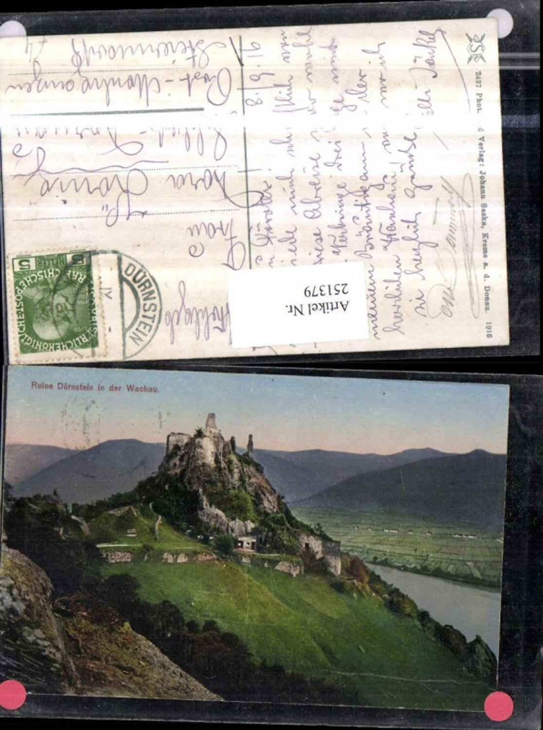 251379,Ruine Dürnstein in d. Wachau