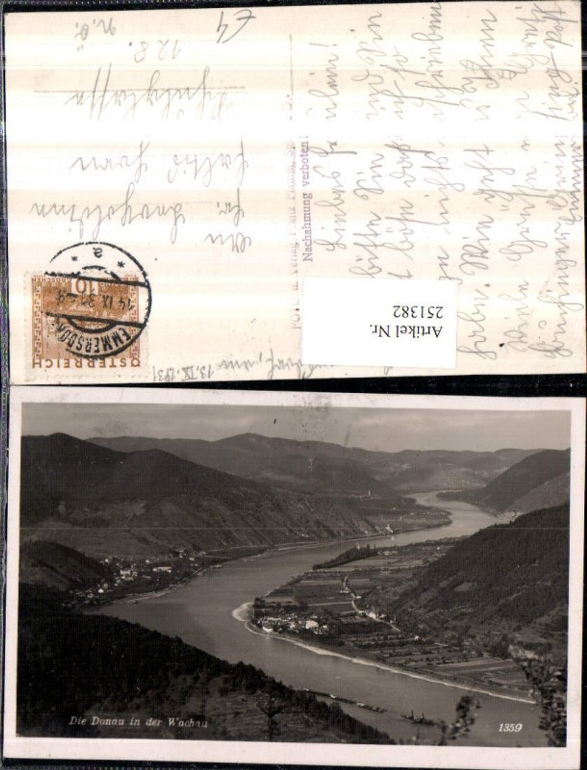 251382,Die Donau in d. Wachau