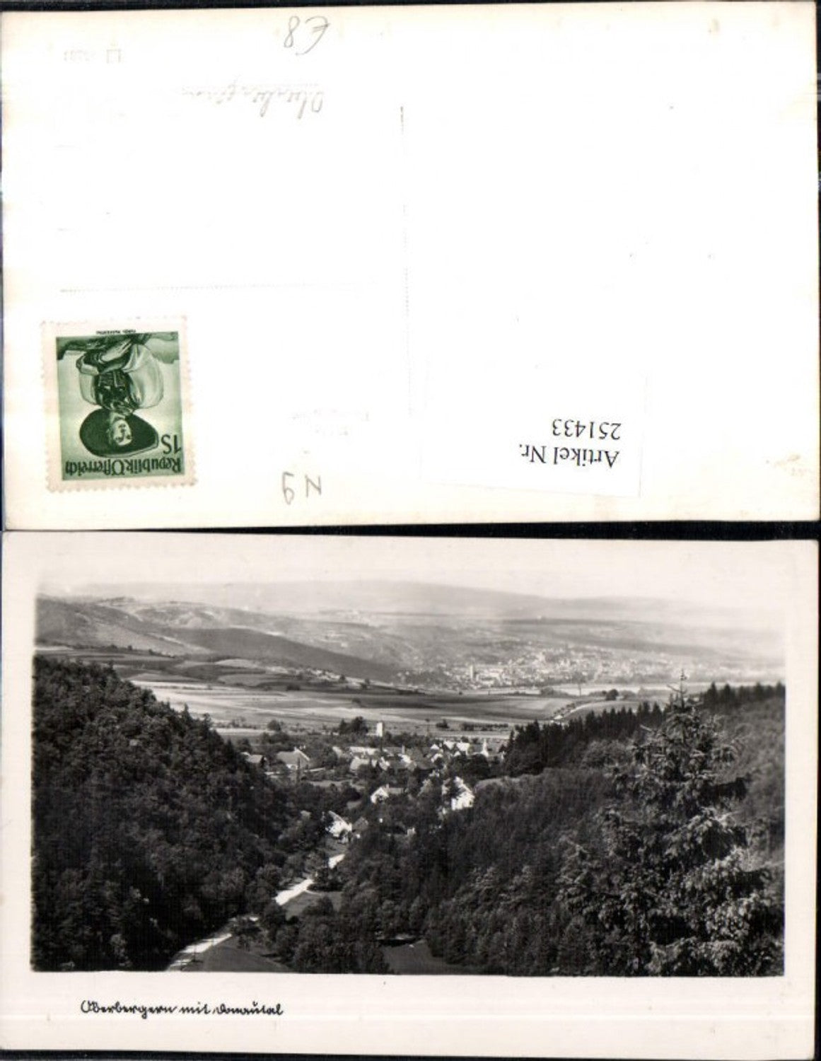 251433,Oberbergern b. Bergern im Dunkelsteinerwald Totale