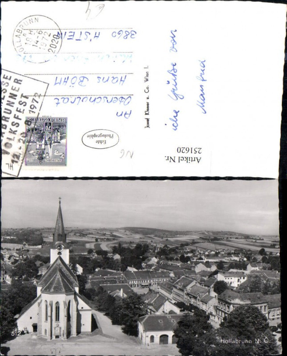 251620,Hollabrunn Teilansicht Kirche