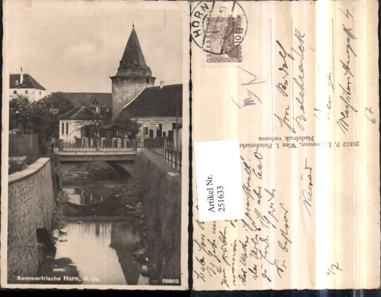 251633,Horn Motiv Turm Gastwirtschaft Brücke