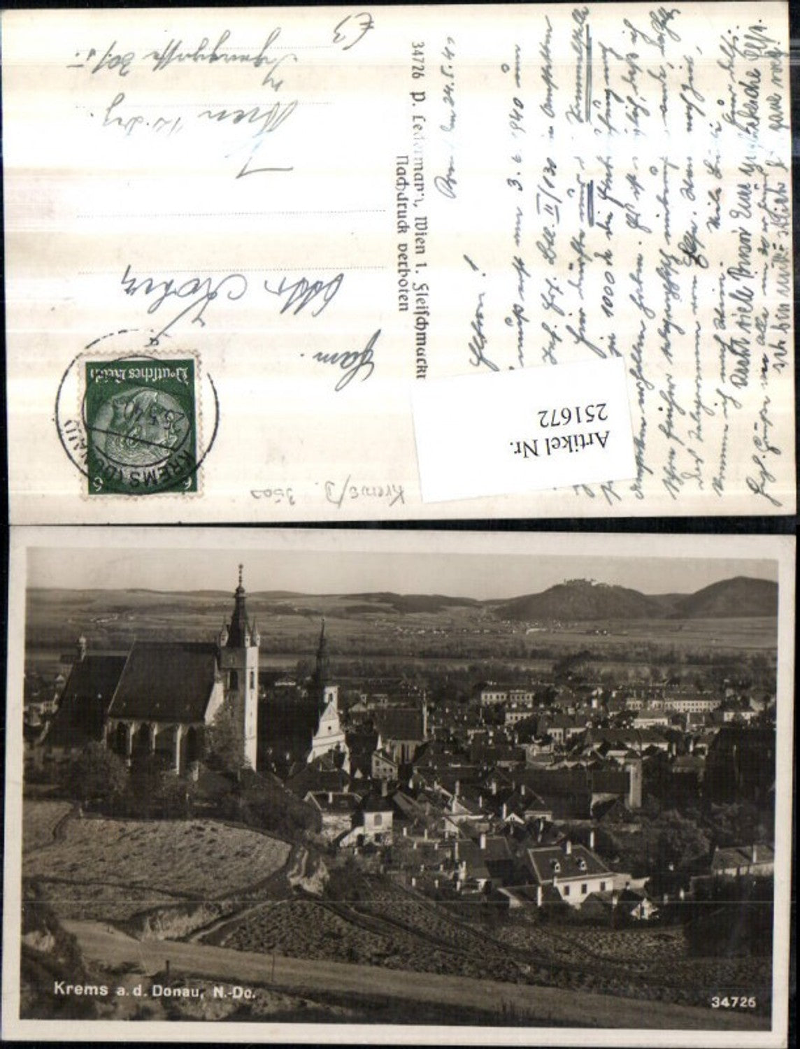 251672,Krems an d. Donau Totale Kirchen