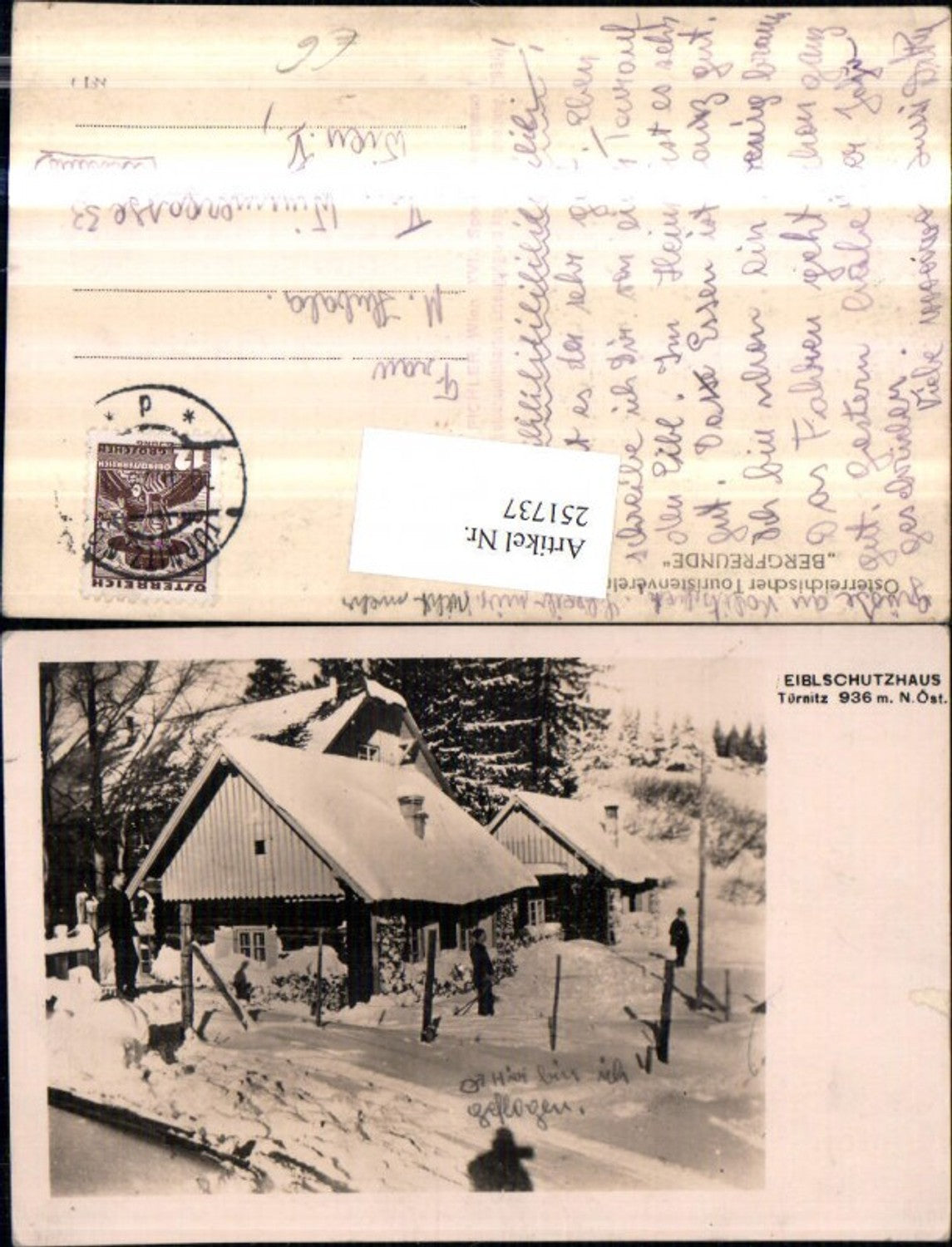 251737,Eiblschutzhaus Schutzhaus b. Türnitz Winterbild