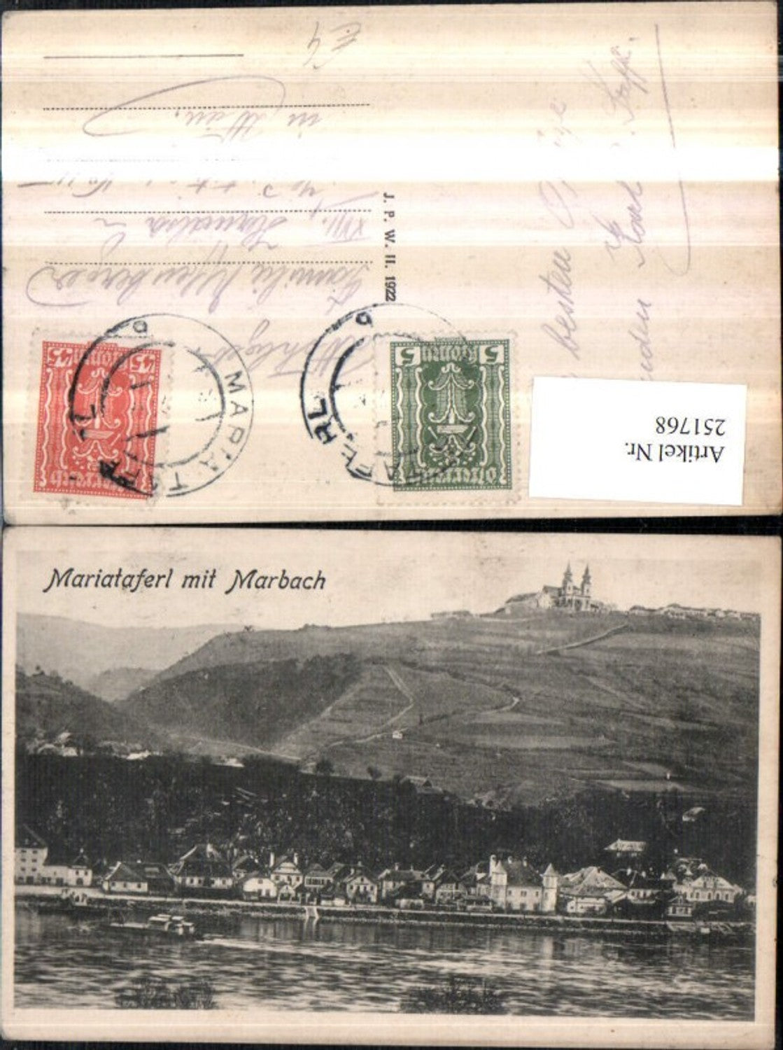 251768, Maria Taferl Church near Marbach an der Donau, partial view