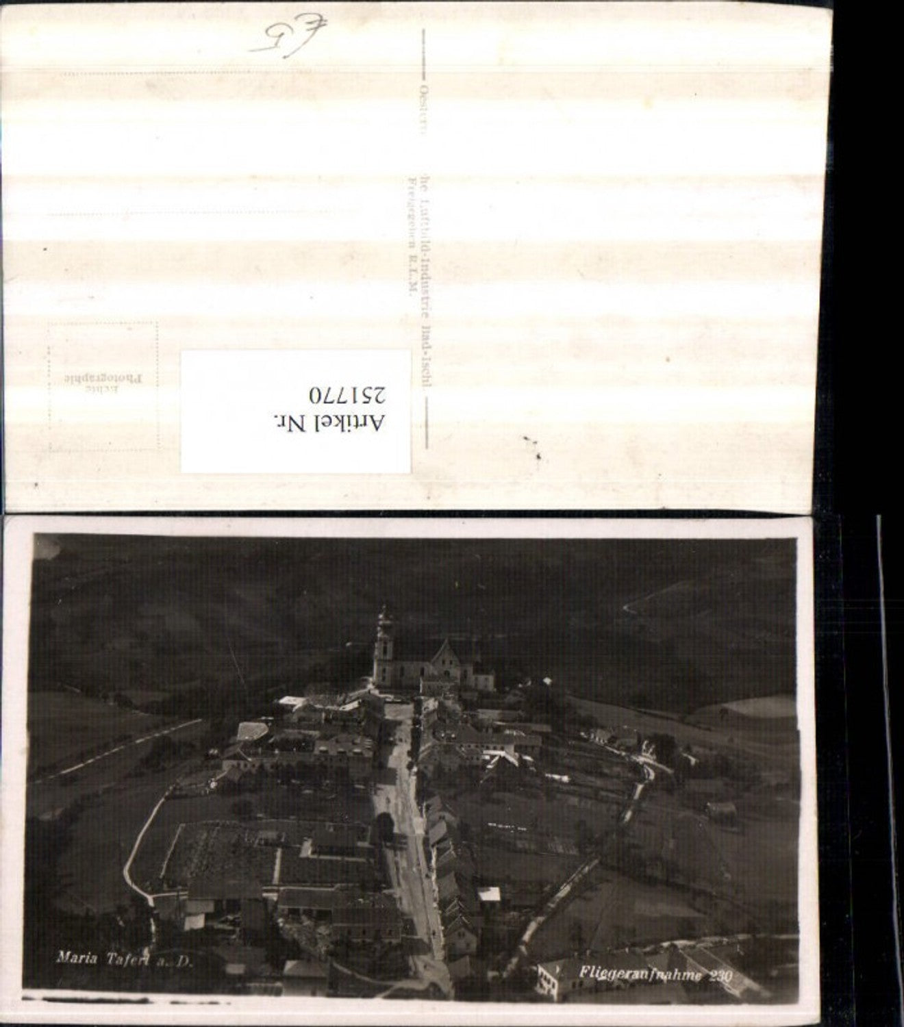 251770, Maria Taferl on the Danube, aerial view of the church 230