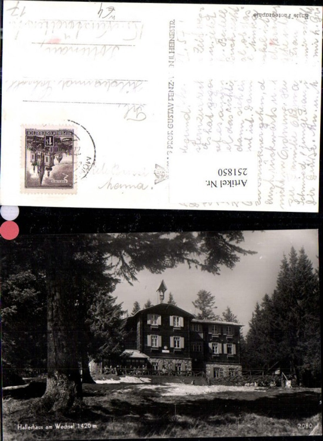 251850,Hallerhaus am Wechsel b. Mönichkirchen