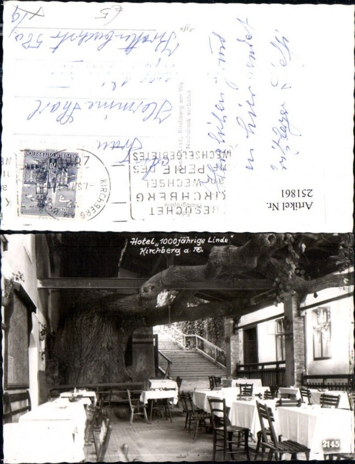 251861,Kirchberg am Wechsel Hotel 1000-jähirge Linde Innenansicht