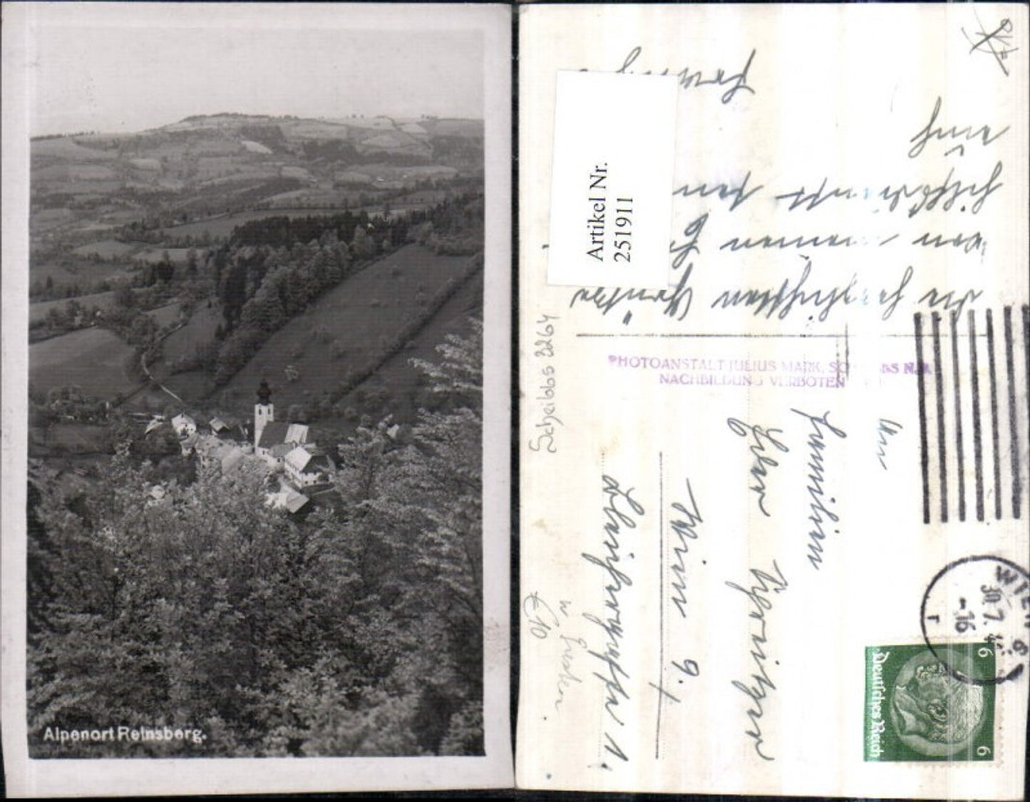 251911,Alpenort Reinsberg Totale m. Gresten