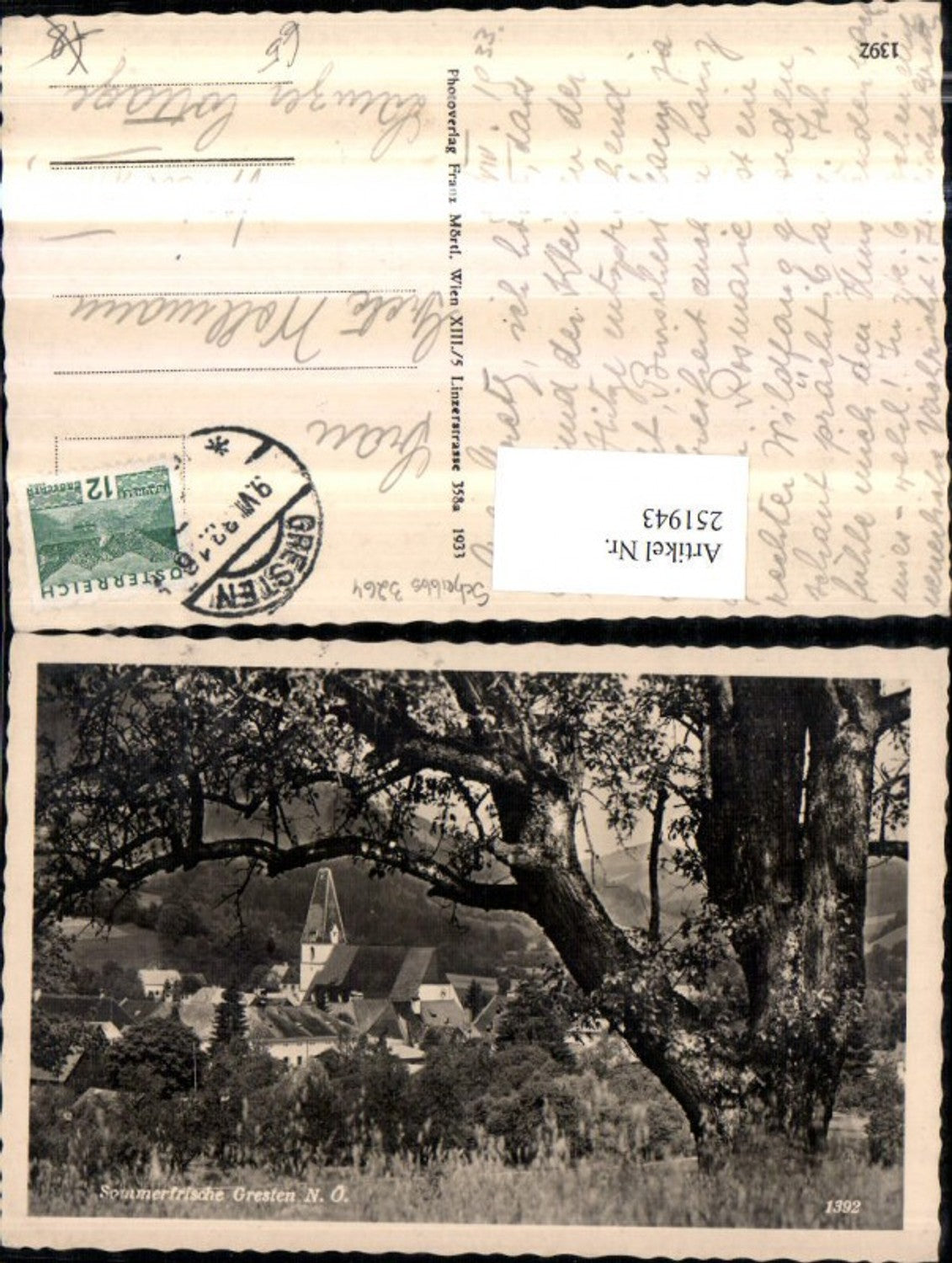 251943,Gresten Teilansicht Kirche