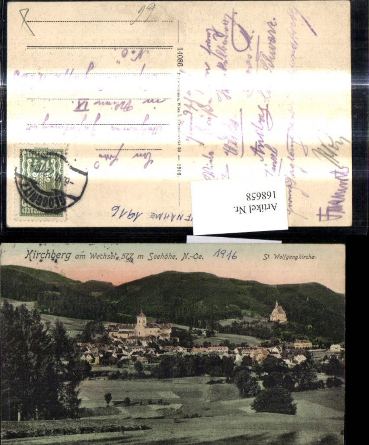 168658,Kirchberg a. Wechsel St Wolfgangkirche Kirche