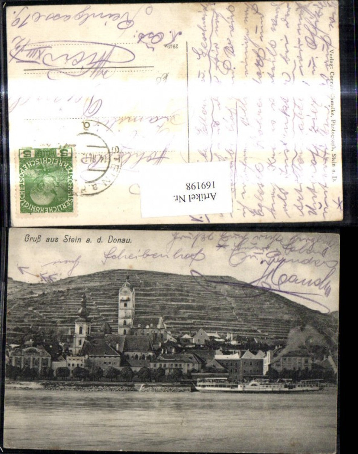 169198,Stein a. d. Donau Krems Schiff Dampfer