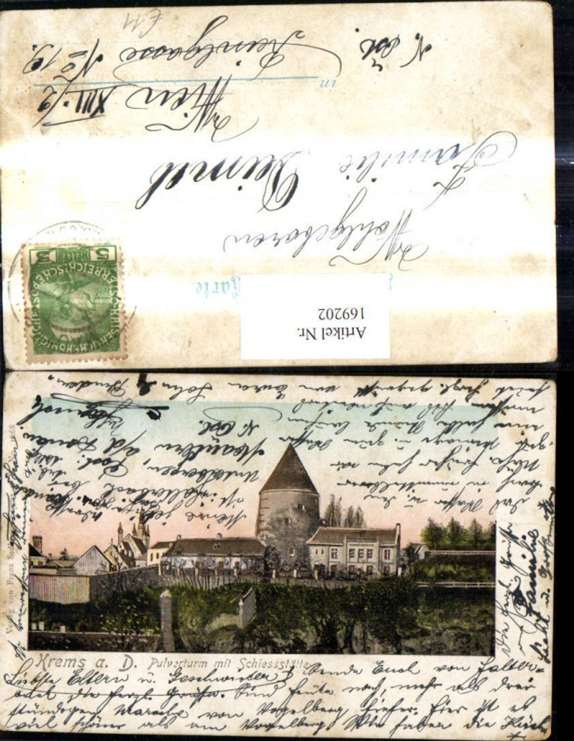 169202,Krems a. d. Donau Pulverturm m. Schiessstätte