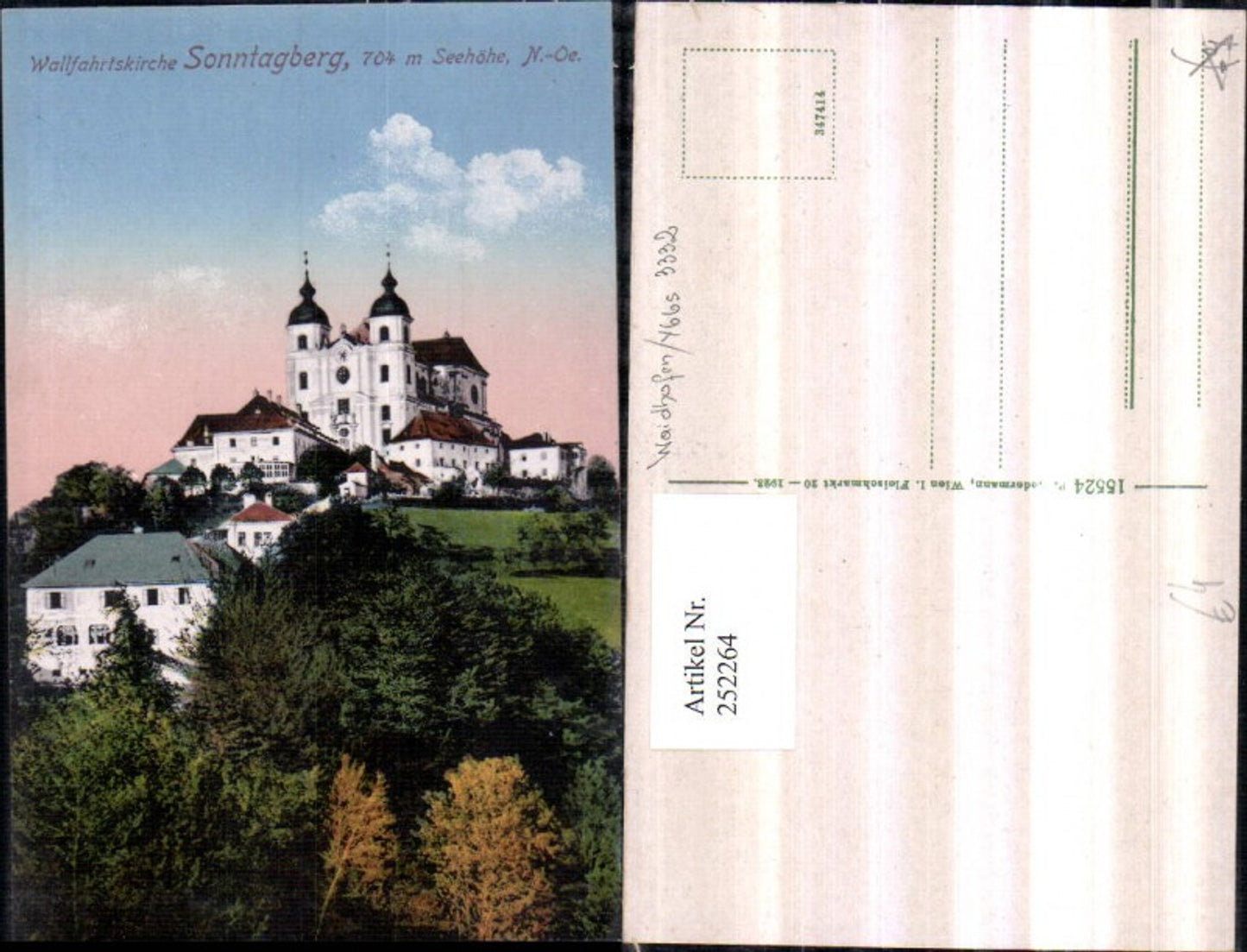 252264,Wallfahrtskirche Kirche Sonntagberg