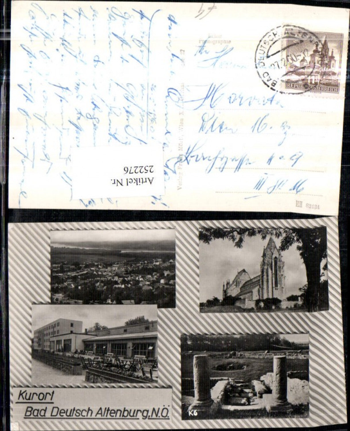 252276, Bad Deutsch-Altenburg, Church Ruins, Carnuntum Spa, Multi-view map