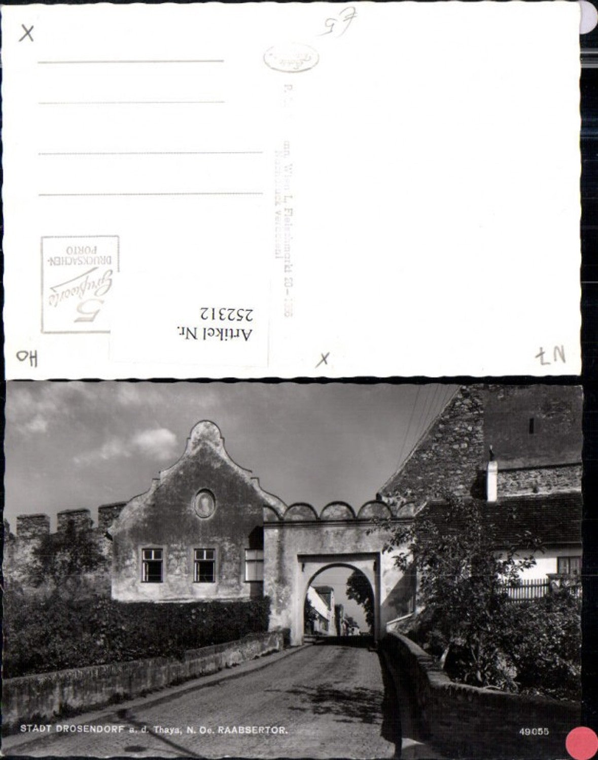 252312,Drosendorf an d. Thaya Raabsertor Straßenansicht