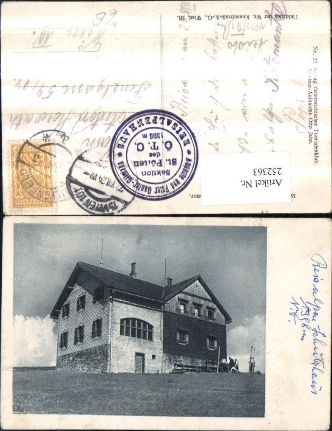 252363,Reisalpen Schutzhaus b. Lilienfeld