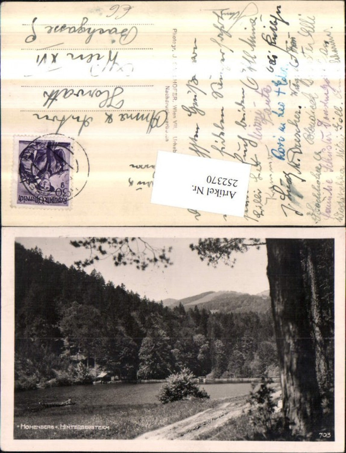 252370,Hohenberg Hinterbergteich Teich Partie