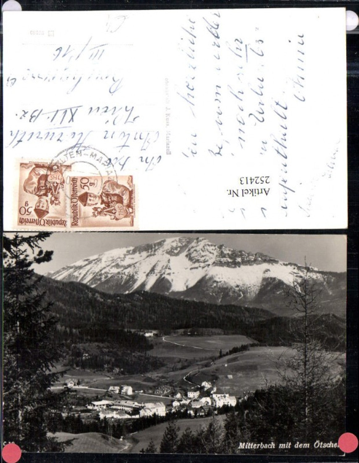 252413,Mitterbach Totale m. d. Ötscher