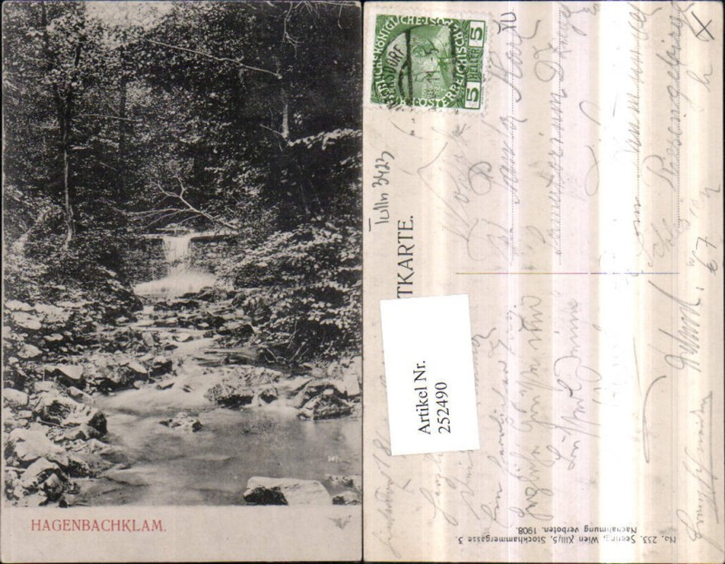 252490,Hagenbachklamm Klamm Partie b. St. Andrä Wördern