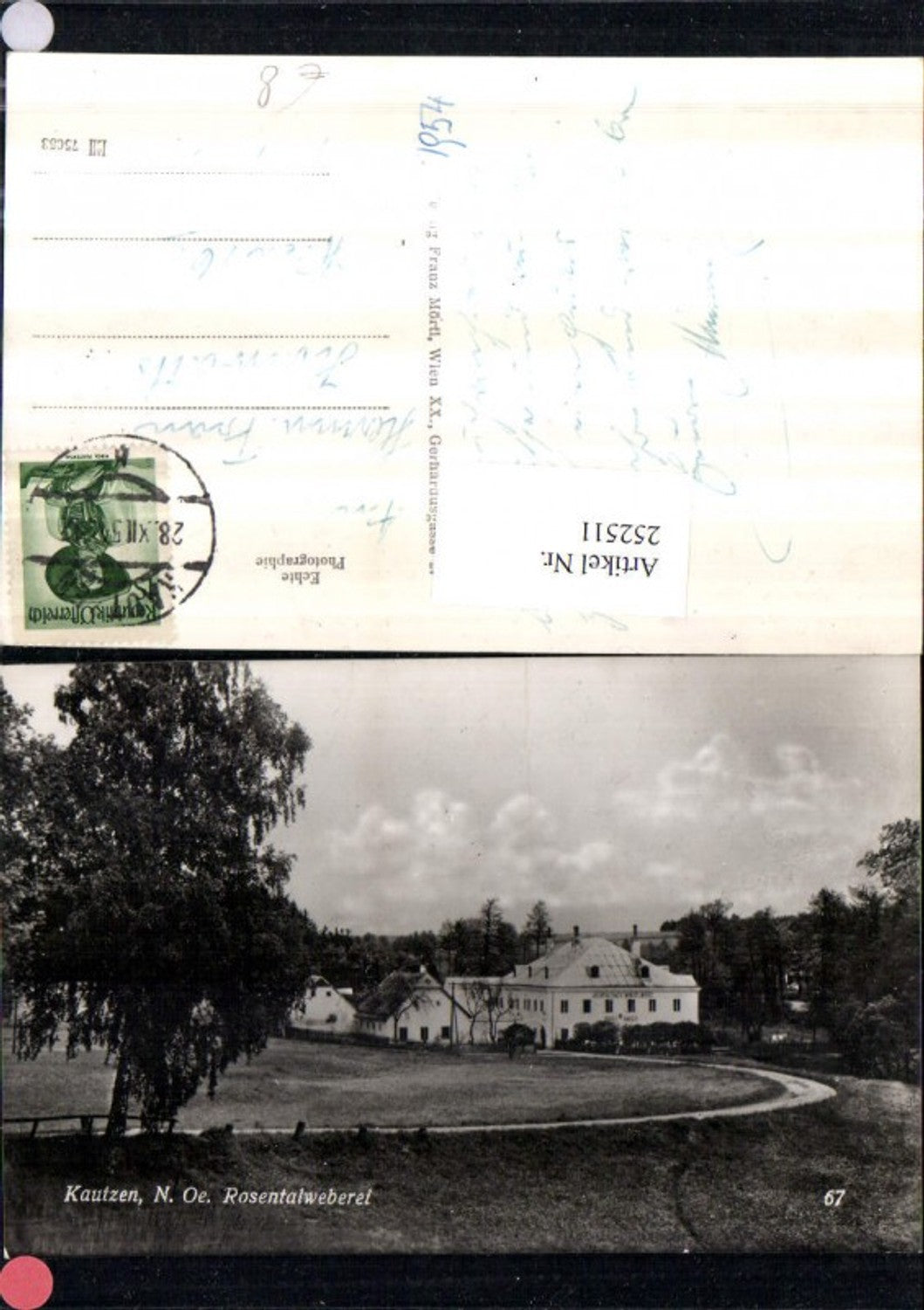 252511,Kautzen Rosentalweberei Weberei