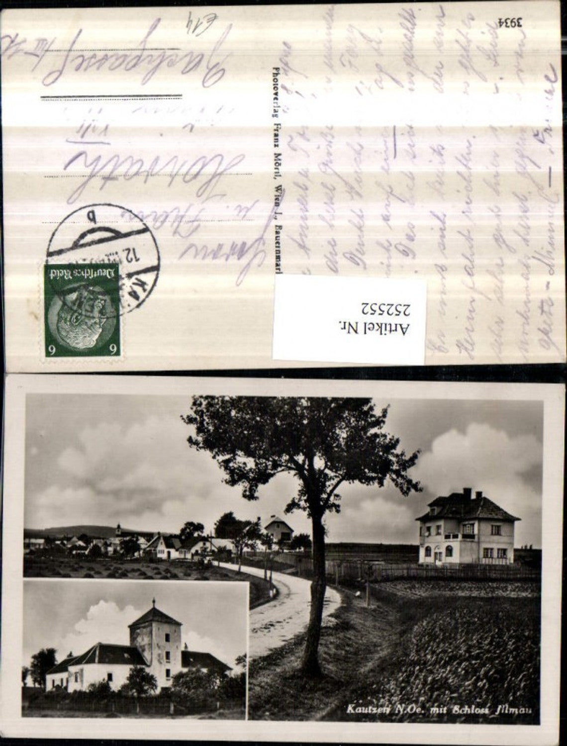 252552,Kautzen Teilansicht m. Schloss Illmau Mehrbildkarte