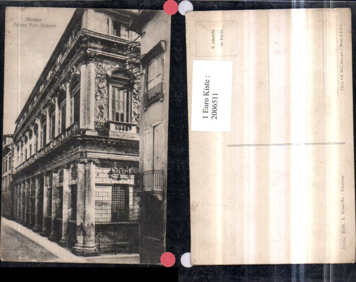 2006511,Vicenza Palazzo Porto-Barbaran Gebäude