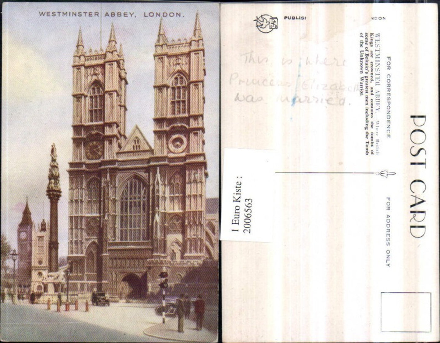 2006563,London Westminster Abbey Kirche Säule