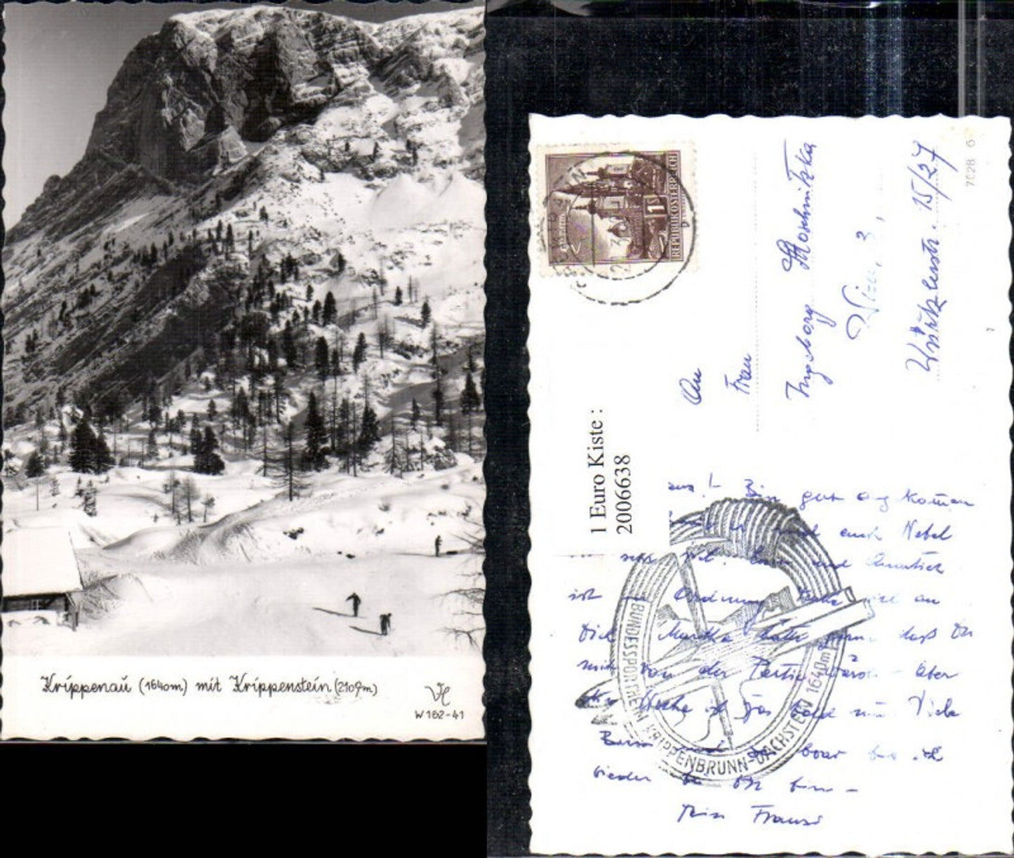 2006638,Krippenau m. Krippenstein Bergkulisse Winterbild