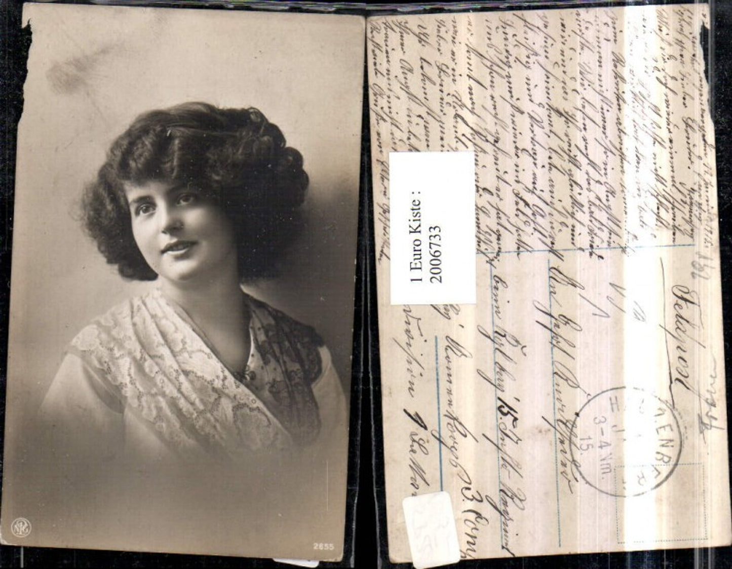 2006733,Frau Mädchen m. Wellen Halstuch Portrait pub NPG 2655