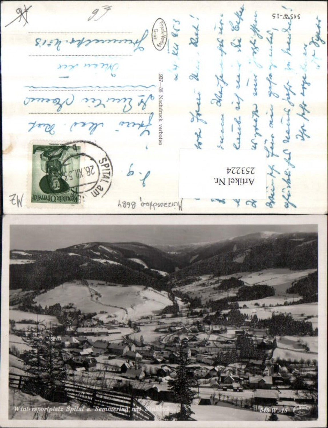 Alte Ansichtskarte – Old Postcard